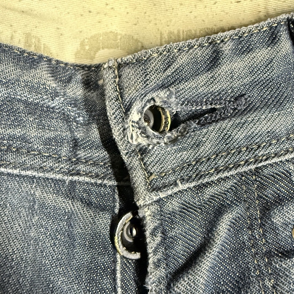 GStar Raw Navy Jack Loose Tapered Jeans Mens 29x30 Distressed Repaired Italy - Picture 4 of 16